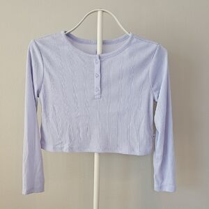 GAP Light Purple Kids Comfy Pajama Top